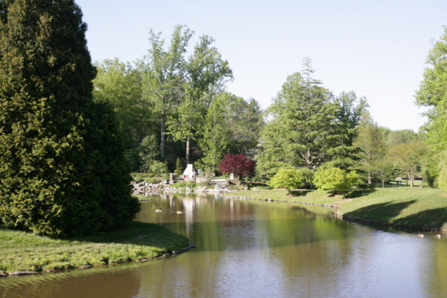 Brookside Gardens lake view
